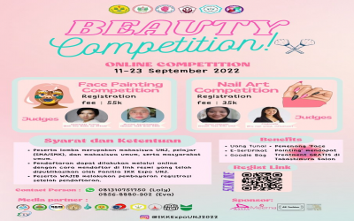Face Painting and Nail Art in Beauty Competition by Universitas Negeri Jakarta